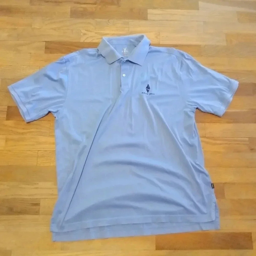 Fairway & Greene Light Blue XL Golf Shirt